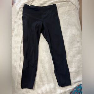 black lulu leggings size 4